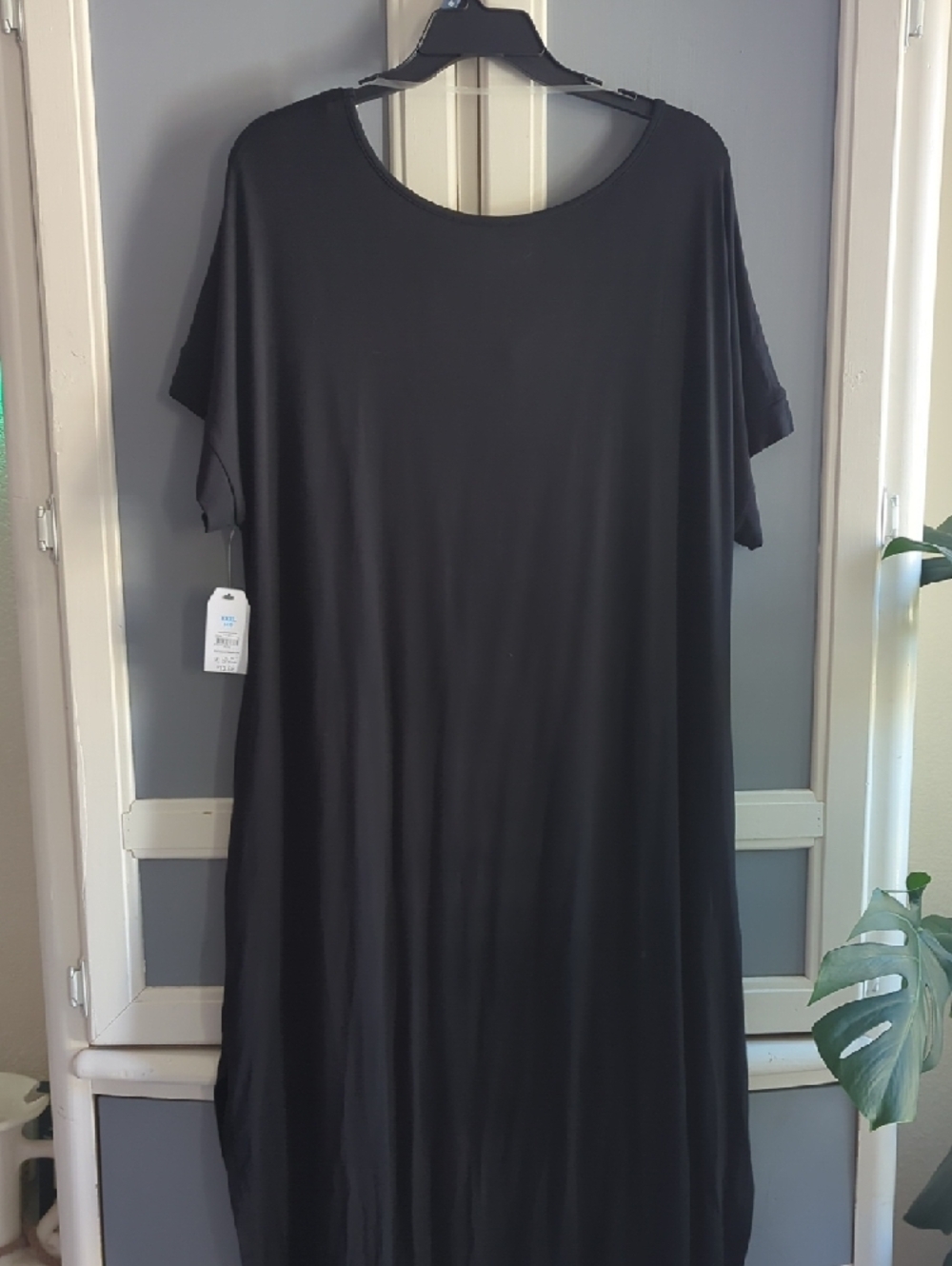 Time and Tru Black And Teal Bundle  Short-Sleeve Scoop Neck Dresses - Picture 5 of 9